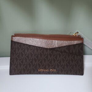 Medium Logo Crossover Wristlet